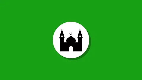Digital graphics resourse icon footage  black white green background Stock Footage 327763295