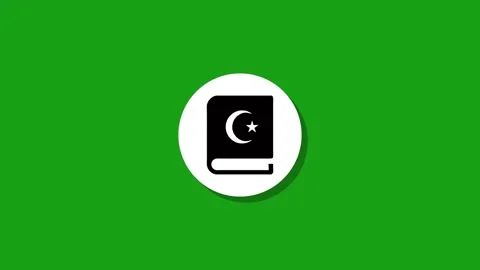 Digital graphics resourse icon footage  black white green background Stock Footage 327763297