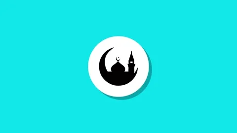 Digital graphics resourse icon footage  black white green background Stock Footage 327763299