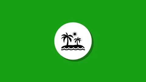 Digital graphics resourse icon footage  black white green background Stock Footage 327763315