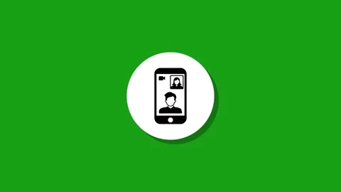 Digital graphics resourse icon footage  black white green background Stock Footage 327763321