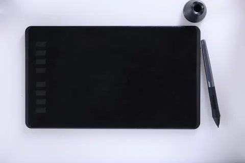 Digital graphics tablet business work drawing pen Stock Photos