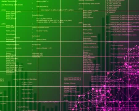 Digital green Abstract background 스톡 일러스트