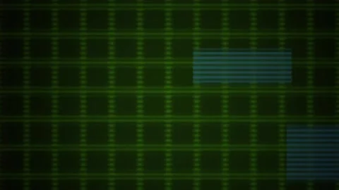 Digital green grid background texture. Stock Footage 340015508
