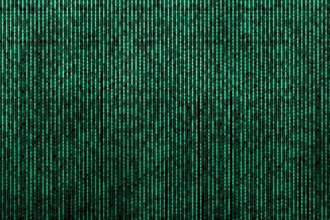 Digital green matrix background Stock Illustration