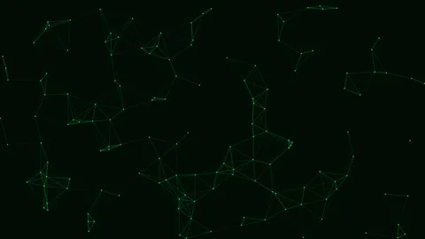 Digital Green Plexus Connection Network Seamless Loop 4k Background 스톡 동영상 335191544