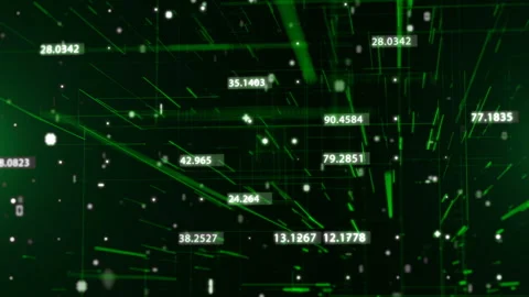 Digital Green Structure Stock Footage 260295552