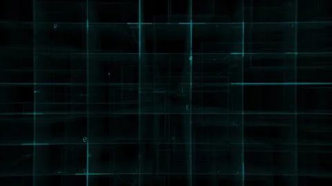 Digital grid and text background. 스톡 일러스트