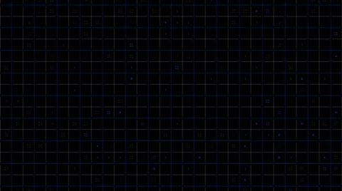 Digital Grid Background Blue Stock Footage 49316293