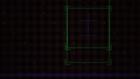 Digital grid background with crosshair. Stock Footage 335108086