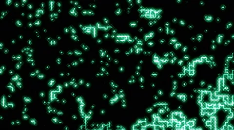 Digital Grid Background Stock Footage 64546744