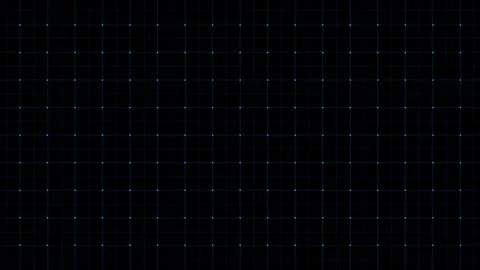 Digital grid background with glowing blue dots, for technology, data connections Stock Footage 337576823