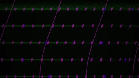 Digital grid background with lines. Stock Footage 340015104