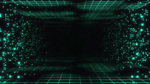Digital Grid Backgrounds Stock Footage 169452296