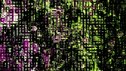 Digital Grid Color Flowing Lines Information Background Stock Footage 89345994