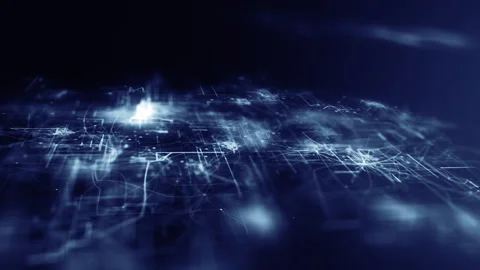 Digital Grid HD Stock Footage 165022706