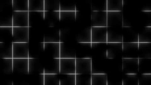 Digital Grid Line Animation with Glowing Geometric Distortion and Futuristic 4K Stock Footage 345743240