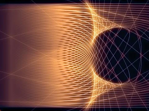 Digital Grid Lines Stockillustratie