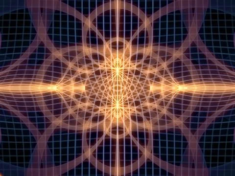 Digital Grid Lines 스톡 일러스트