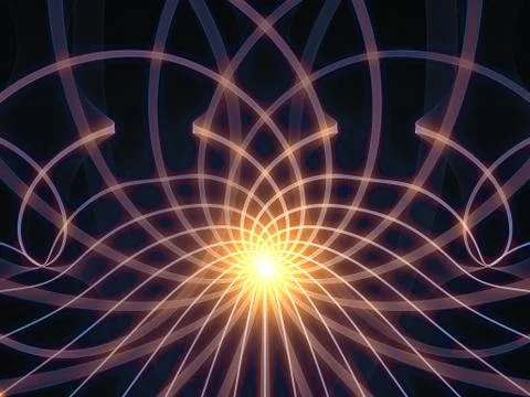 Digital Grid Lines 스톡 일러스트