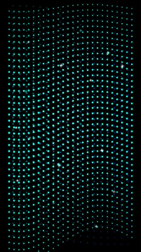 Digital grid network motion graphic with glowing blue dots, futuristic tech Stock Footage 346737446
