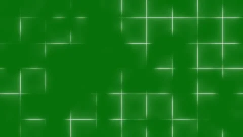 Digital Grid Network with Neon Depth and Geometric Distortion on Green Screen Stock Footage 345743243