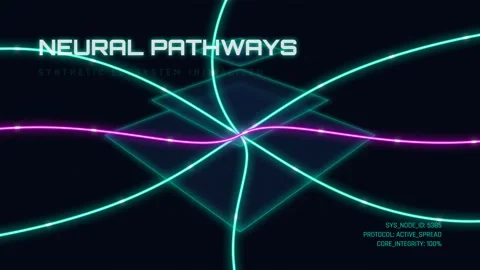 Digital grid overlay on black background for futuristic technology interface Stock Footage 337655550