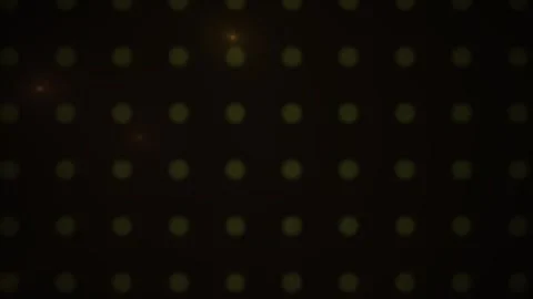 Digital Grid Pattern with Pulsing Nodes and Lens Flares on Dark Technology .. Stock Footage 344720061