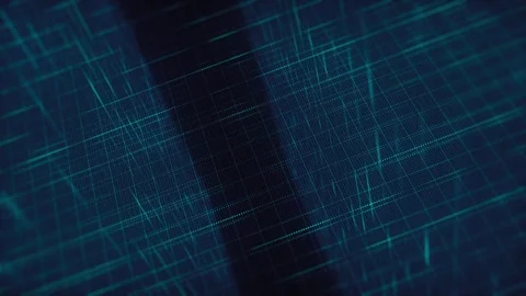 Digital Grid Spinning Stock Footage 241999412
