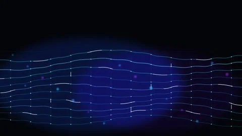 Digital grid, technology background, cyber security, data network, futuristic Stock Footage 346737319