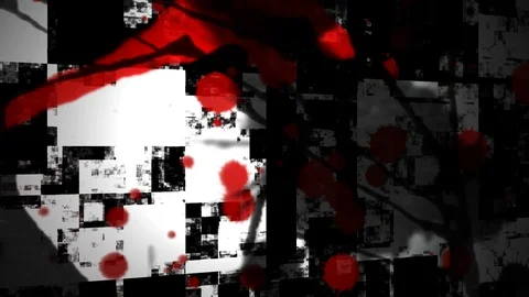 Digital grunge splash Stock Footage 95113257