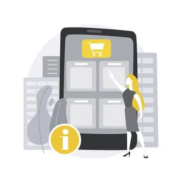 Digital guide abstract concept vector illustration. Stock Illustration