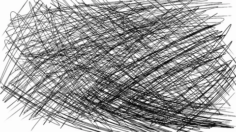 Digital hand drawing animation of scribble. Stock Footage 87375275