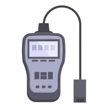 Digital handheld multimeter vector illustration Stock Illustration