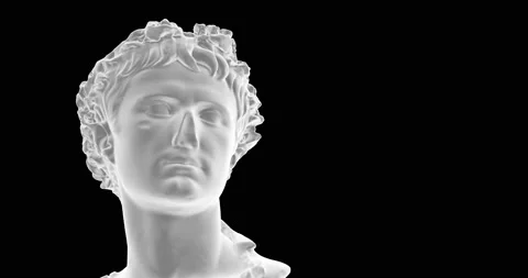 Digital head in 3D model. NFT concept Stock Footage 167368452