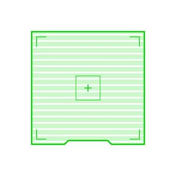 Digital heads up display with scanline overlay Stock Illustration