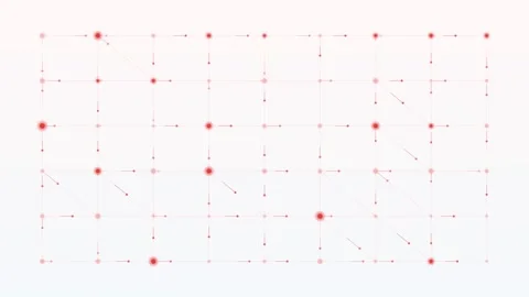 Digital Health Data Network Grid eHealth Technology Loop 4K 스톡 동영상 334584990