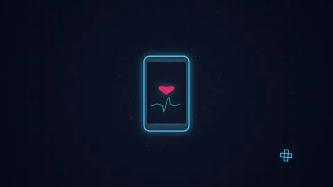 Digital Health Tracking App Interface Concept Stock Footage 347014343