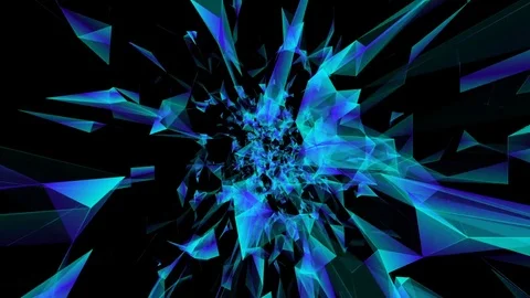 Digital heart.Abstract plexus background for different events and projects Stock Footage 79264598