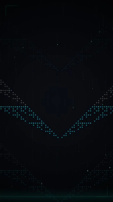 Digital Heartbeat Pulse Abstract Background - Futuristic Technology and Hea.. Stock Footage 347695332