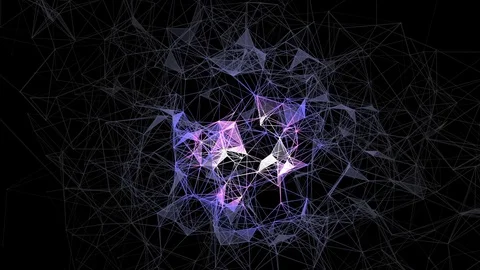 Digital hearth.Abstract plexus background for different events and projects Stock Footage 79356988