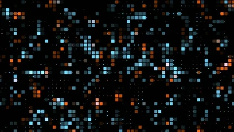 Digital Hi-Tech Blue lighting Motion Graphic Background Stock Footage 153798914
