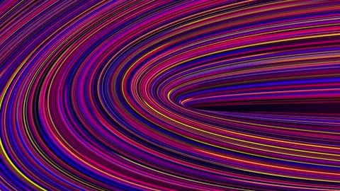 Digital high-speed data flow and technology background with moving lines Stock Footage 333457952