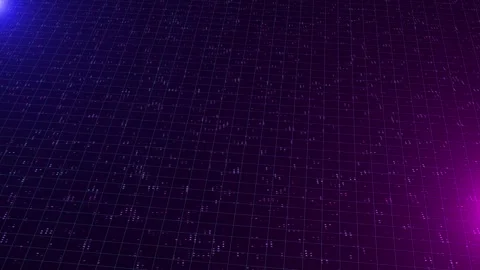 Digital High Tech Big Data Moving. Particle Dot Animation 스톡 동영상 283448487