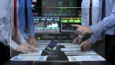 Digital High Tech Screen  스톡 동영상 200143048