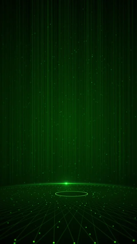 Digital high-tech Technology blue circle light stage on futuristic elements Stock Footage 295949386