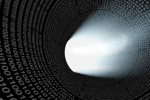 Digital hole Stock Illustration