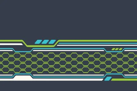 Digital honeycomb vector background Stock Illustration
