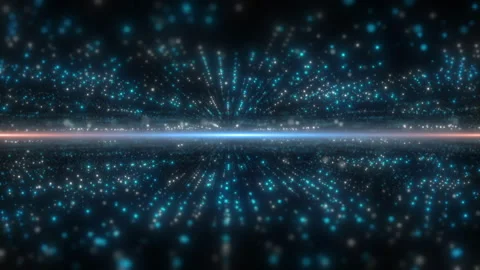 Digital Horizon Field Stock Footage 179451571