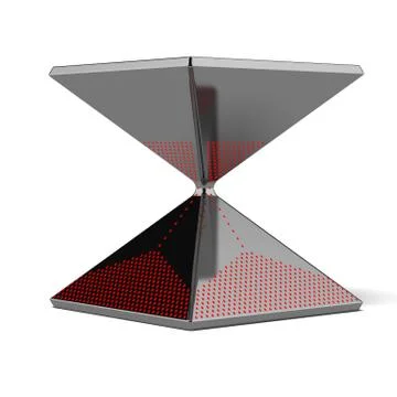 Digital  hourglass Stock Illustration